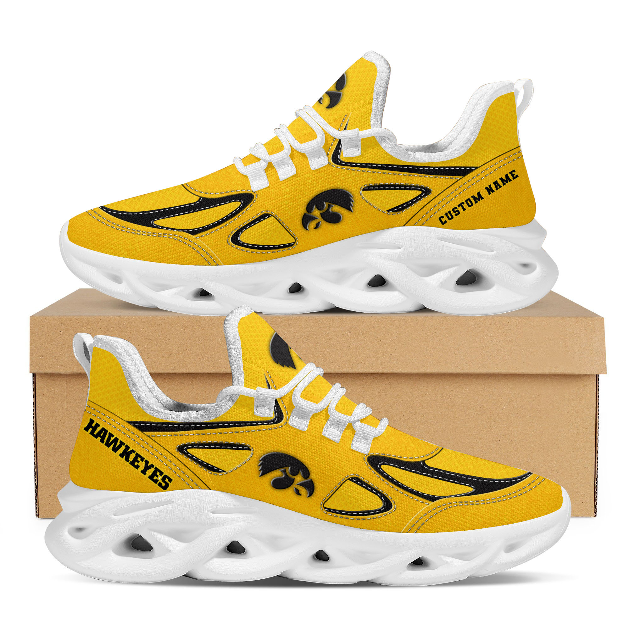 Iowa Hawkeyes Max Soul Shoes Sneakers For Men And Women