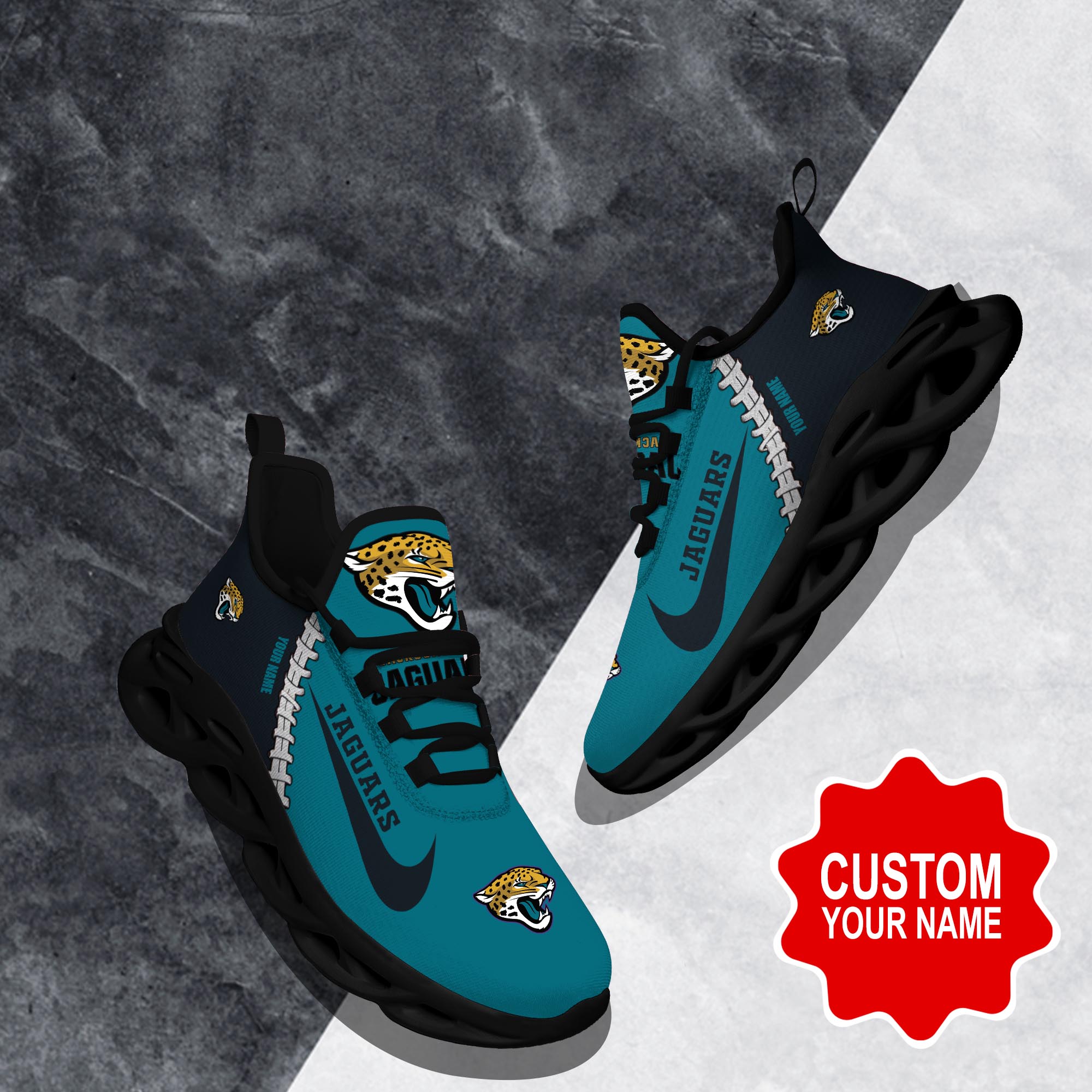 Jacksonville Jaguars Max Soul Shoes Sneakers For Men And Women