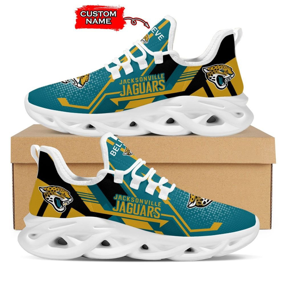 Jacksonville Jaguars NFL Max Soul Shoes Sneakers For Men And Women