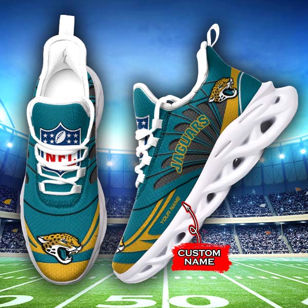 Jacksonville Jaguars NFL Max Soul Shoes Sneakers For Men And Women
