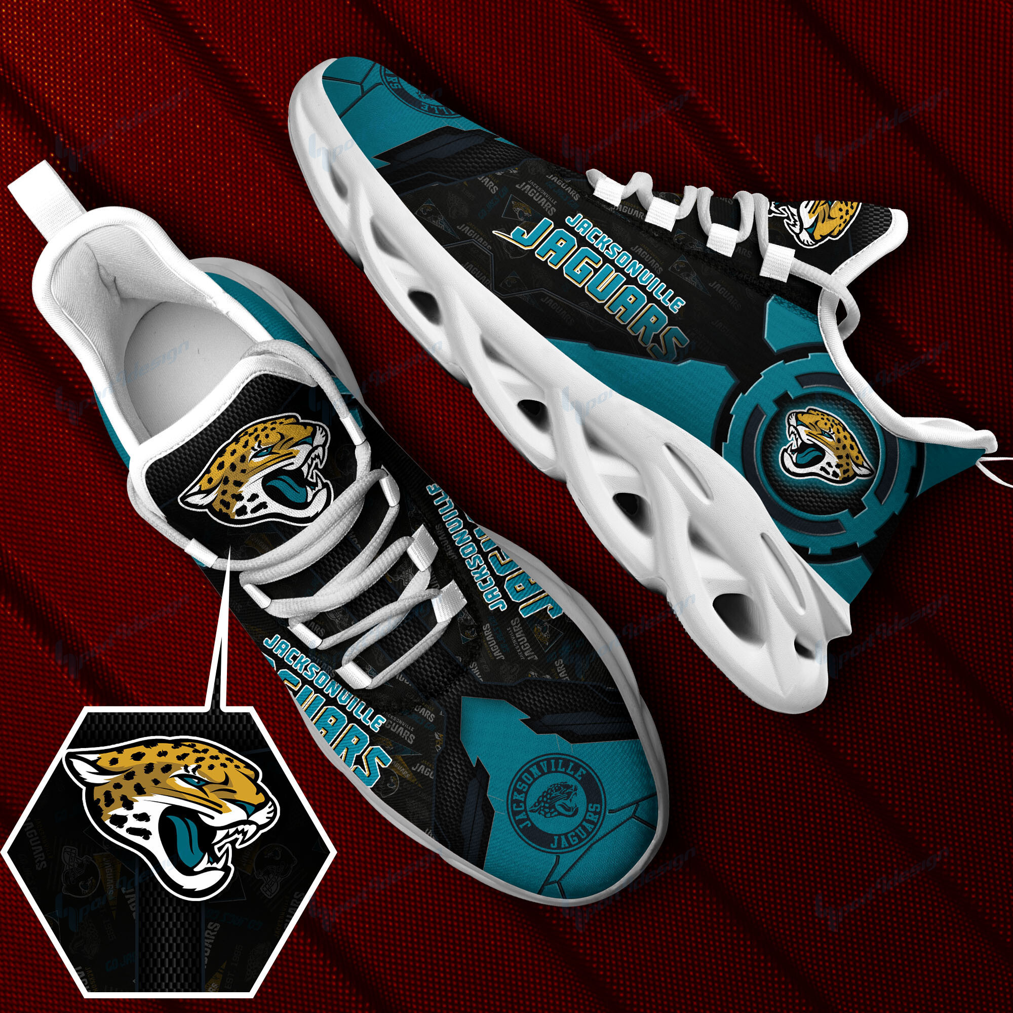 Jacksonville Jaguars NFL Max Soul Shoes Sneakers For Men And Women