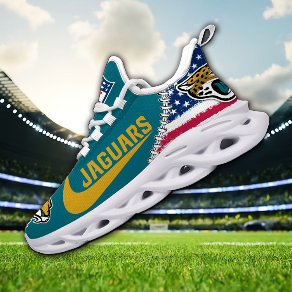 Jacksonville Jaguars NFL Max Soul Shoes Sneakers For Men And Women