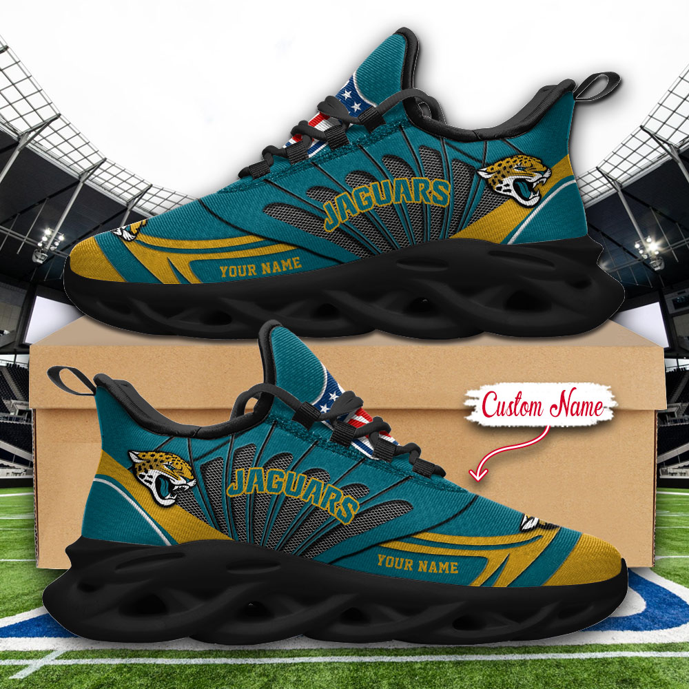 Jacksonville Jaguars NFL Max Soul Shoes Sneakers For Men And Women
