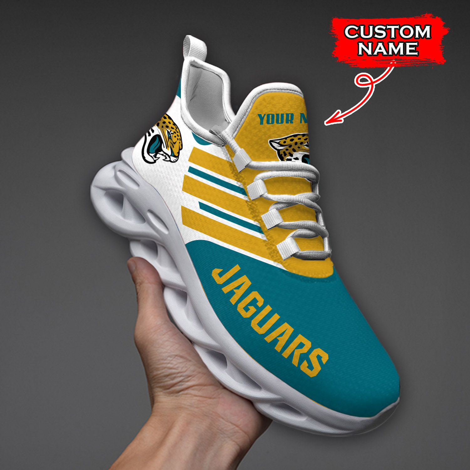 Jacksonville Jaguars NFL Max Soul Shoes Sneakers For Men And Women