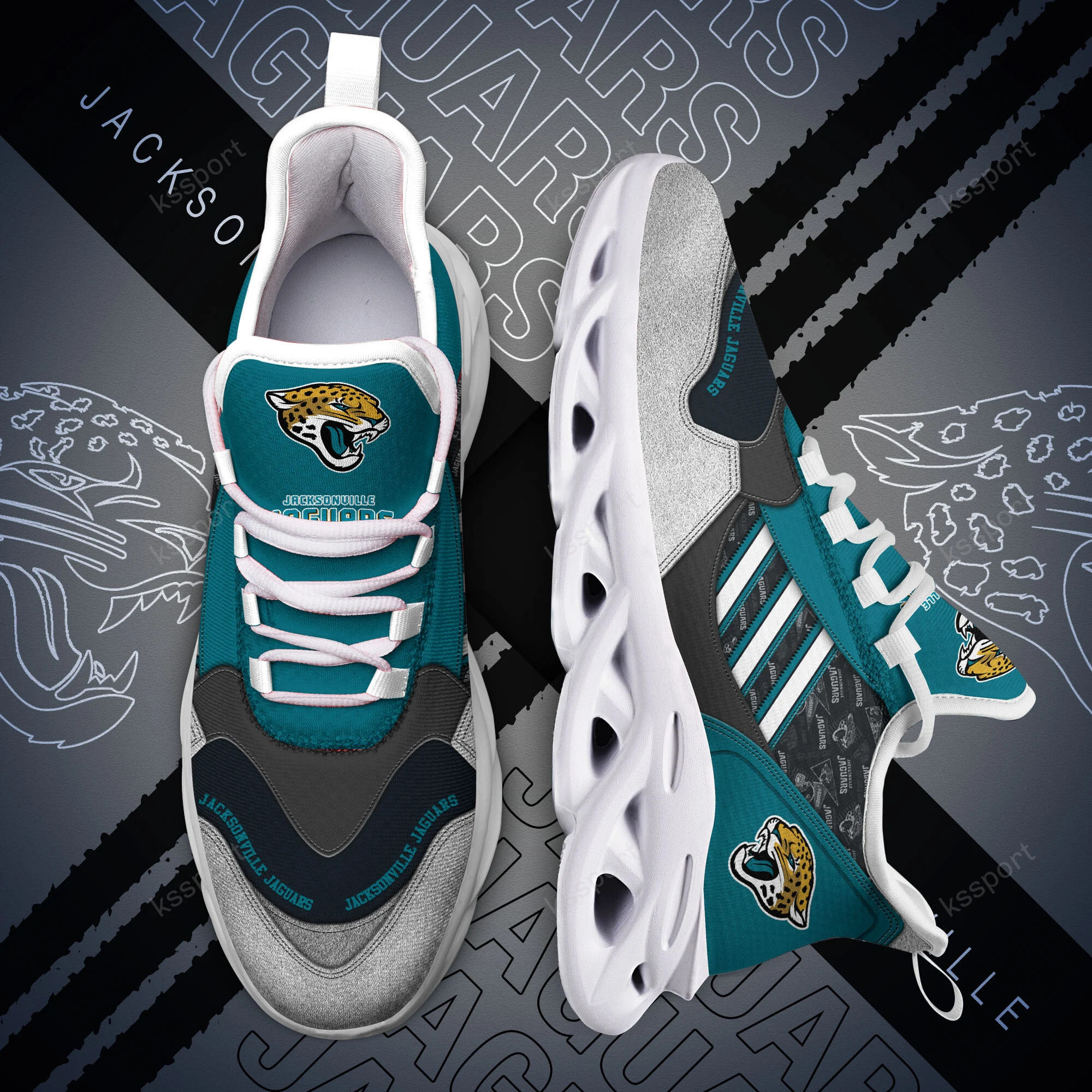 Jacksonville Jaguars NFL Max Soul Shoes Sneakers For Men And Women
