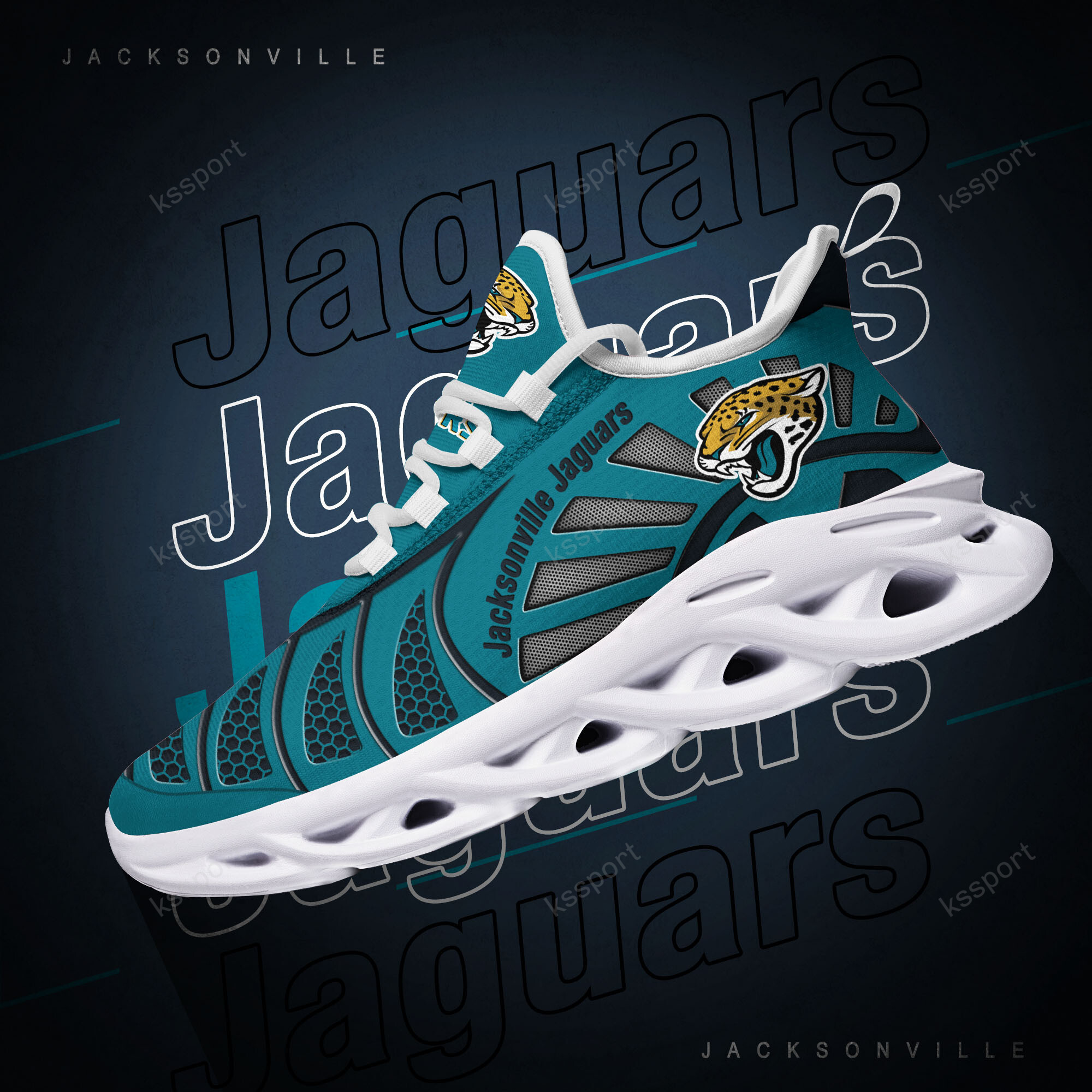 Jacksonville Jaguars NFL Max Soul Shoes Sneakers For Men And Women