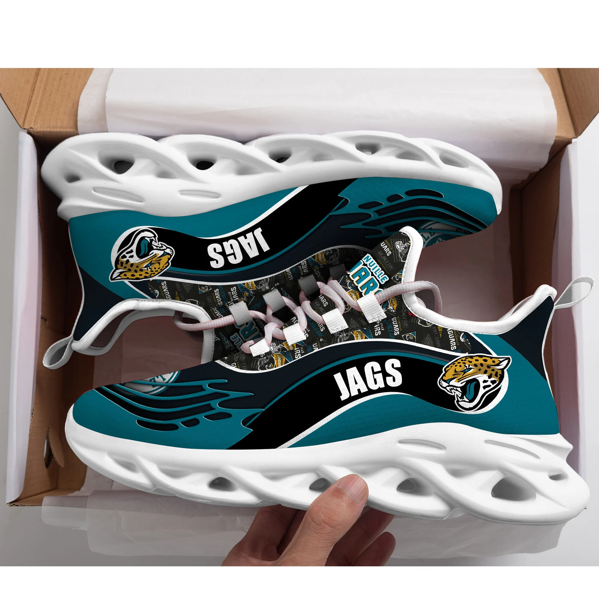 Jacksonville Jaguars NFL Max Soul Shoes Sneakers For Men And Women