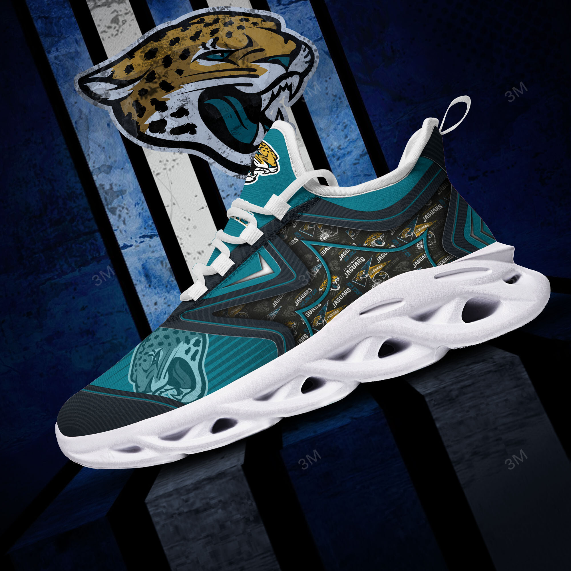 Jacksonville Jaguars NFL Max Soul Shoes Sneakers For Men And Women