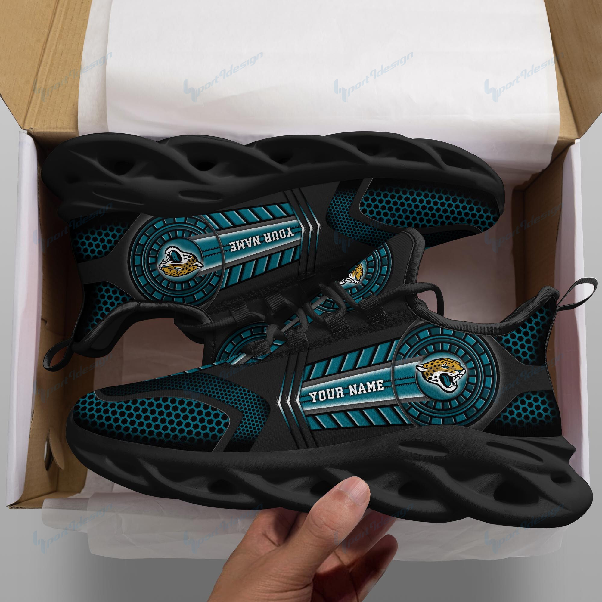 Jacksonville Jaguars NFL Max Soul Shoes Sneakers For Men And Women