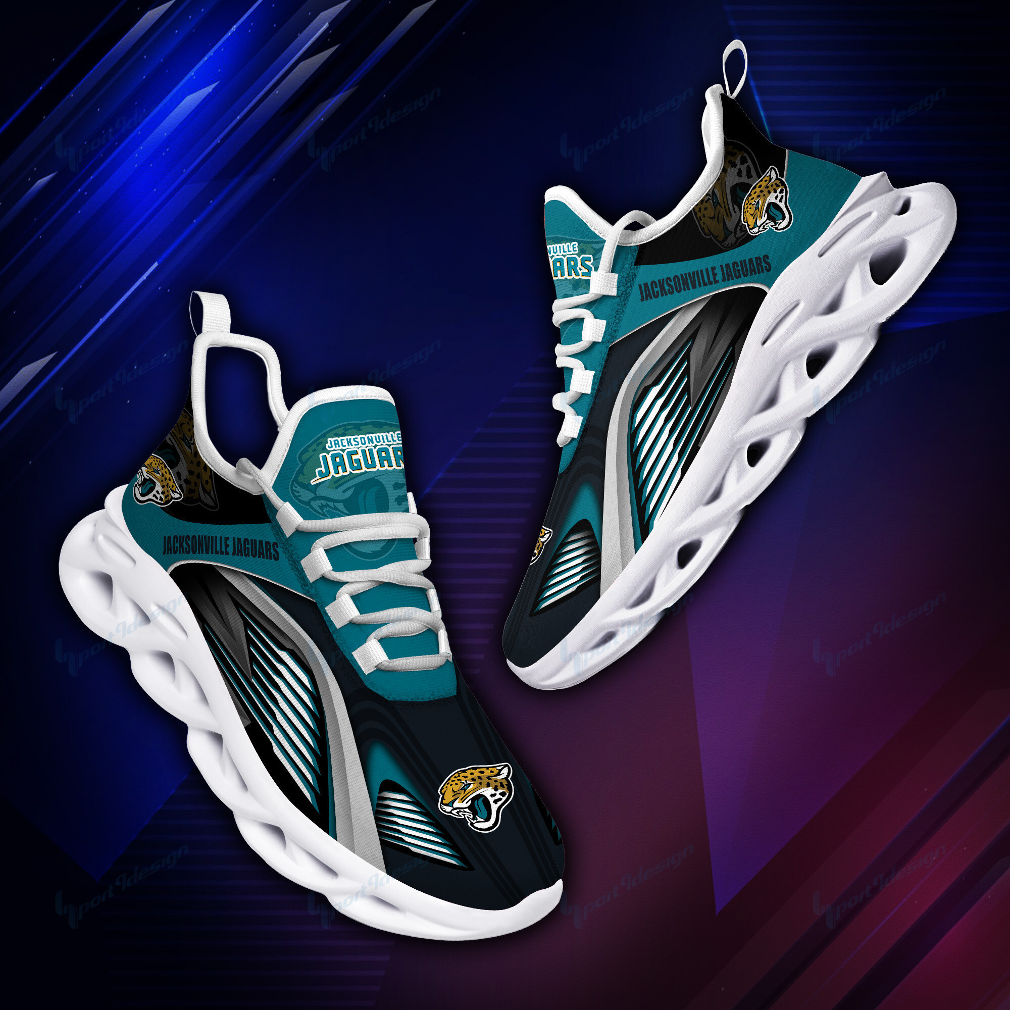 Jacksonville Jaguars NFL Max Soul Shoes Sneakers For Men And Women