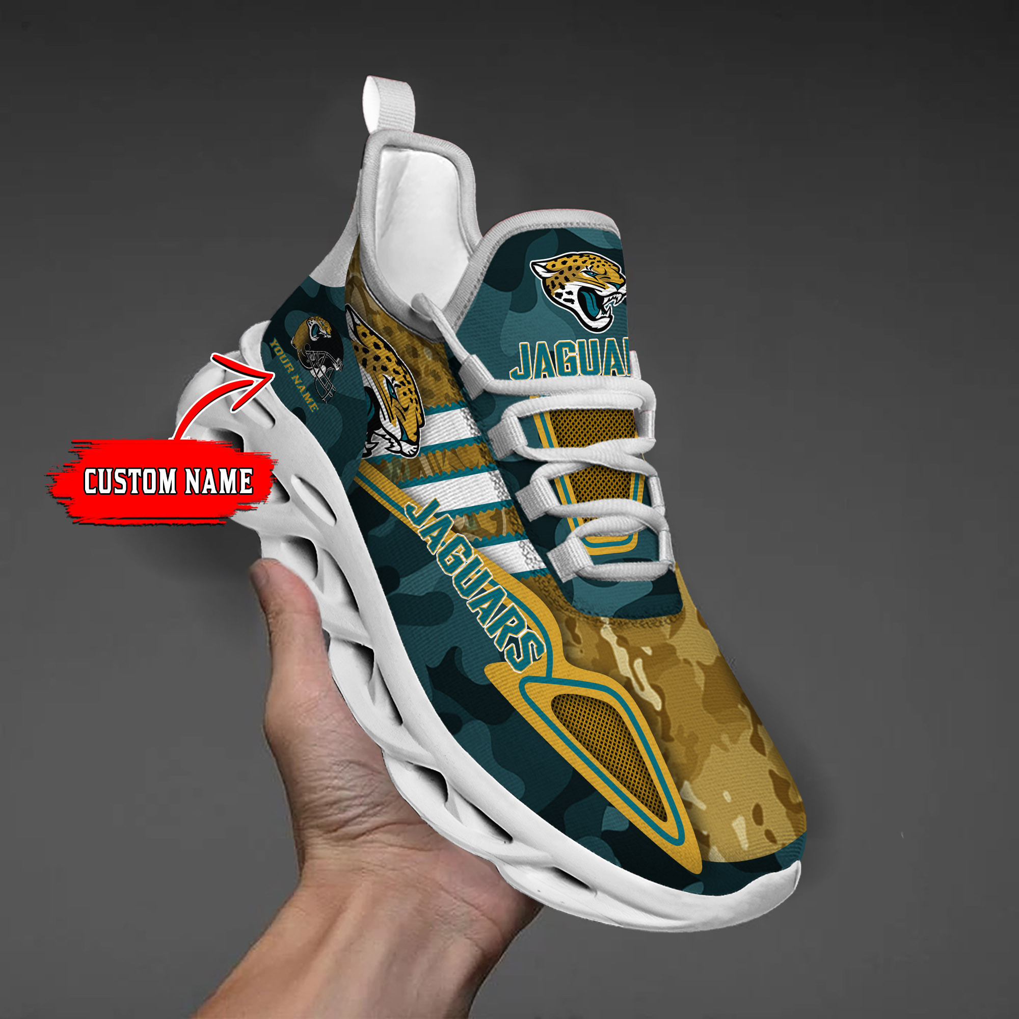 Jacksonville Jaguars NFL Max Soul Shoes Sneakers For Men And Women