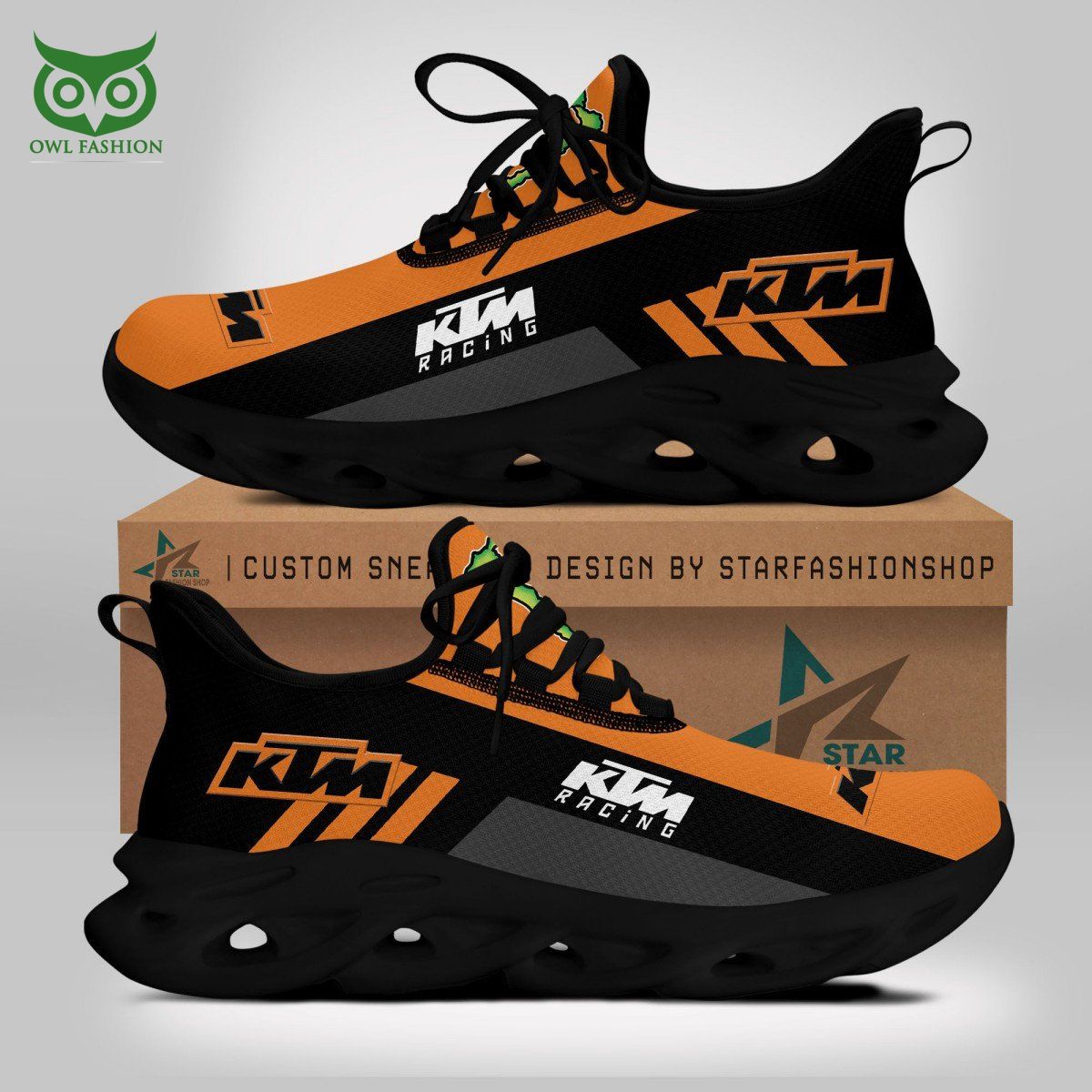 KTM Racing Motor Car Brand Max Soul Shoes Sneakers For Men And Women