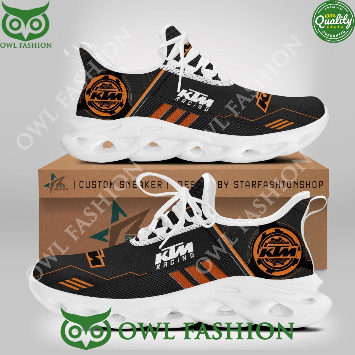 KTM Racing Motor Car Brand Max Soul Shoes Sneakers For Men And Women