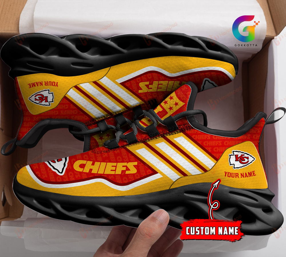 Kansas City Chiefs Max Soul Shoes Sneakers For Men And Women