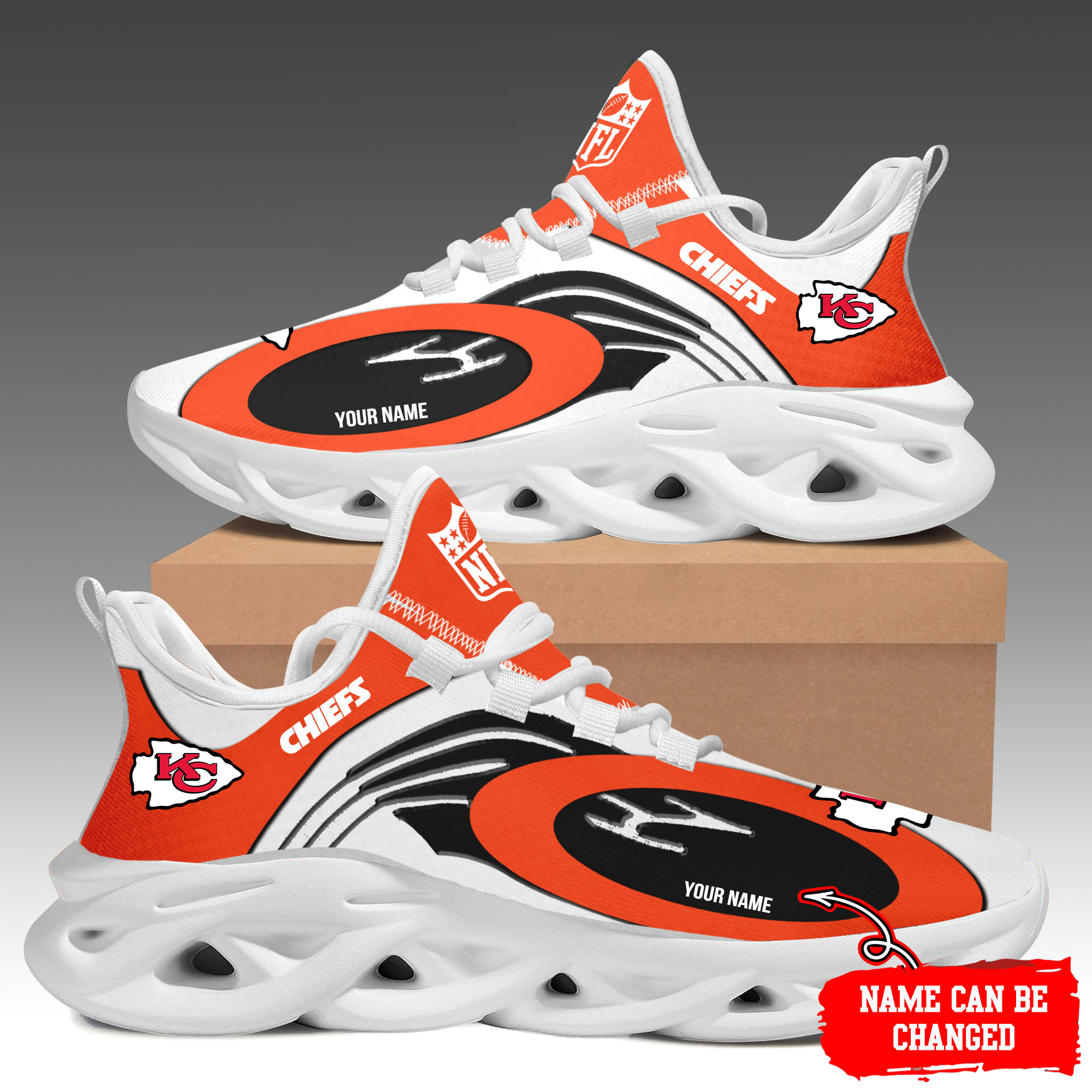 Kansas City Chiefs Max Soul Shoes Sneakers For Men And Women