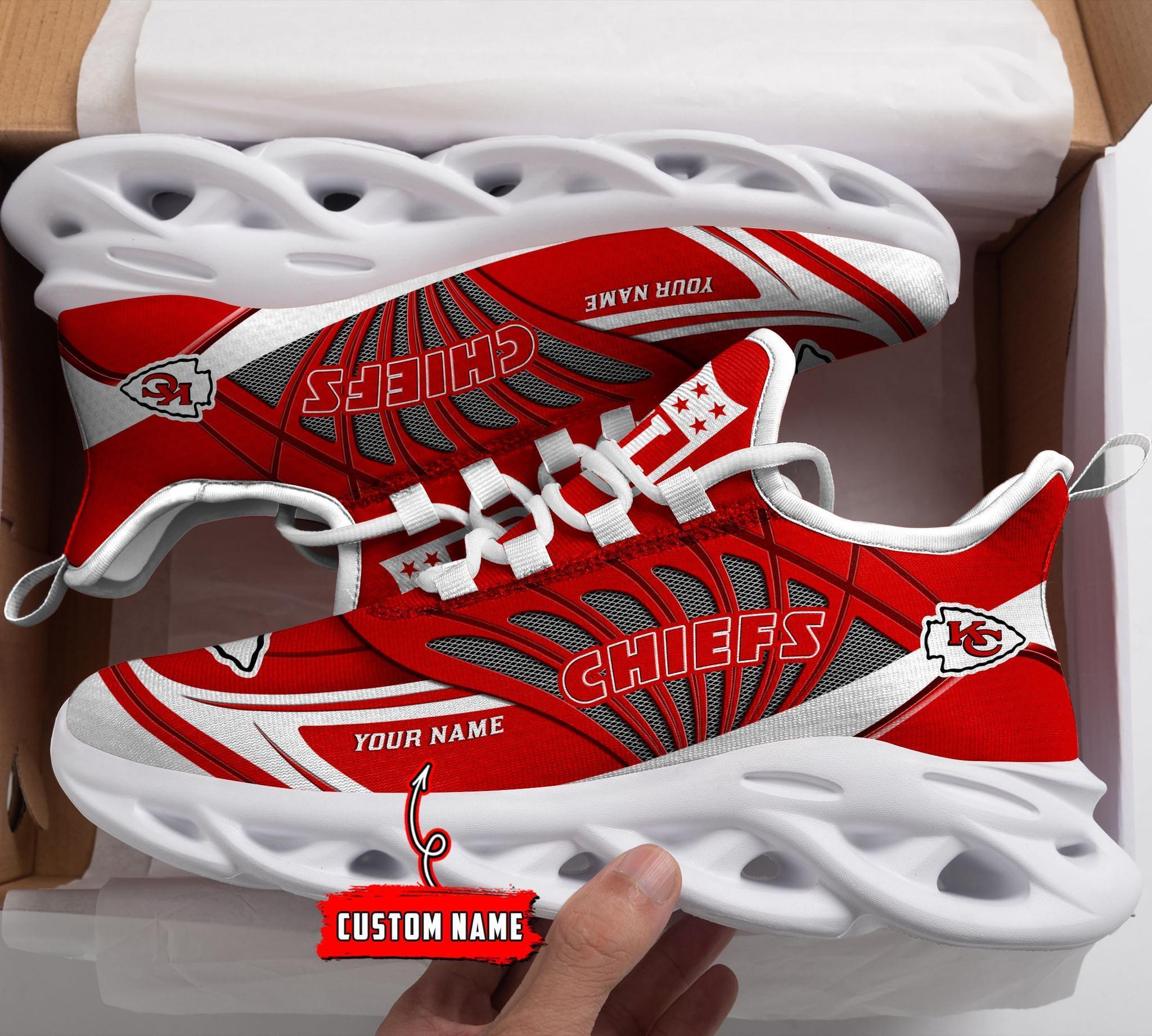 Kansas City Chiefs Max Soul Shoes Sneakers For Men And Women