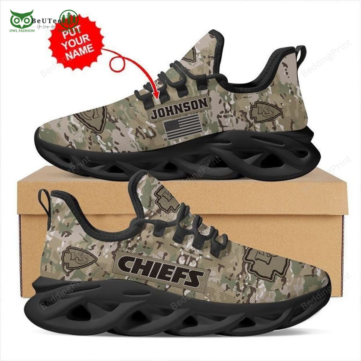 Kansas City Chiefs Max Soul Shoes Sneakers For Men And Women