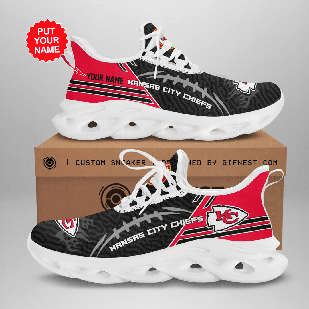Kansas City Chiefs NFL Max Soul Shoes Sneakers For Men And Women