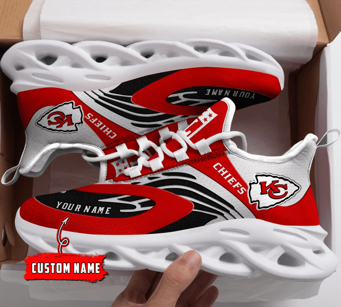 Kansas City Chiefs NFL Max Soul Shoes Sneakers For Men And Women