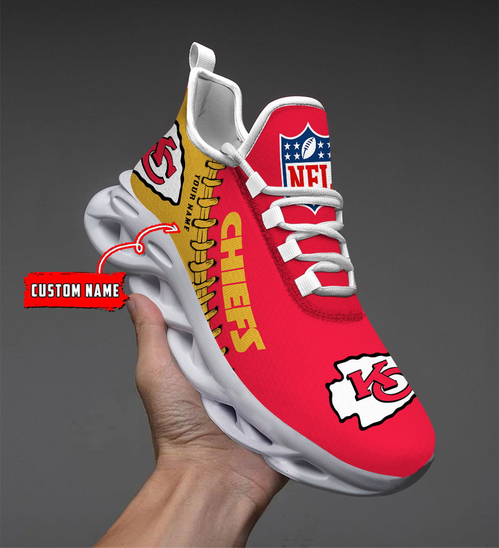 Kansas City Chiefs NFL Max Soul Shoes Sneakers For Men And Women