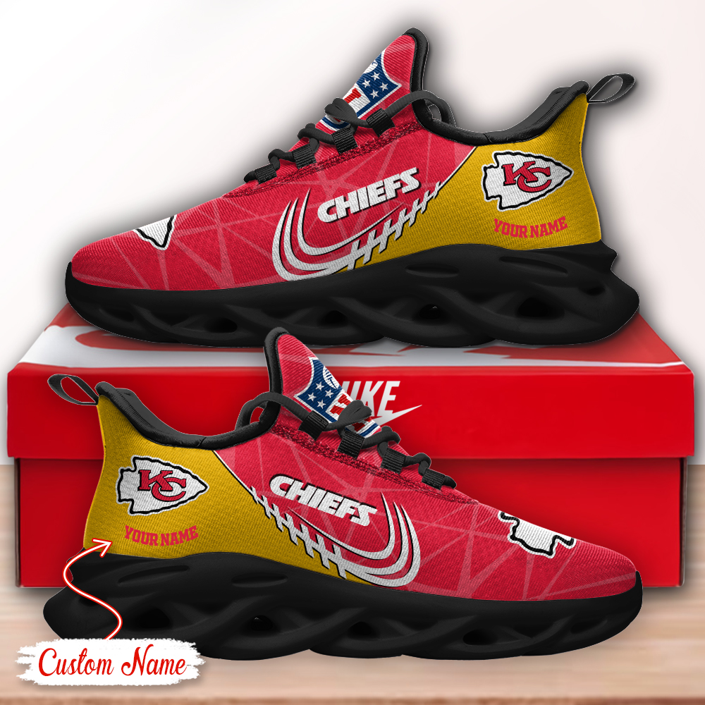 Kansas City Chiefs NFL Max Soul Shoes Sneakers For Men And Women