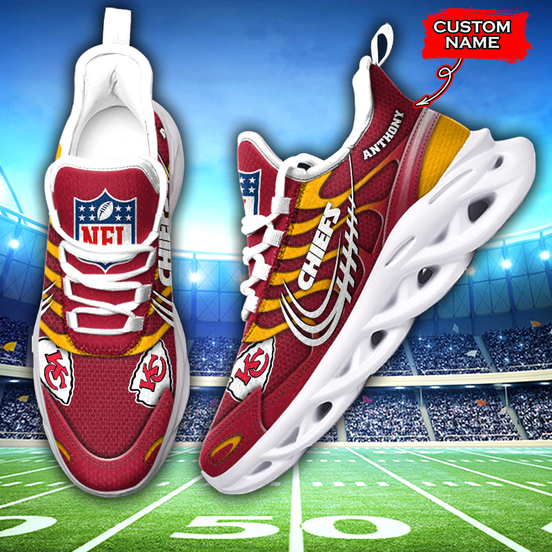 Kansas City Chiefs NFL Max Soul Shoes Sneakers For Men And Women