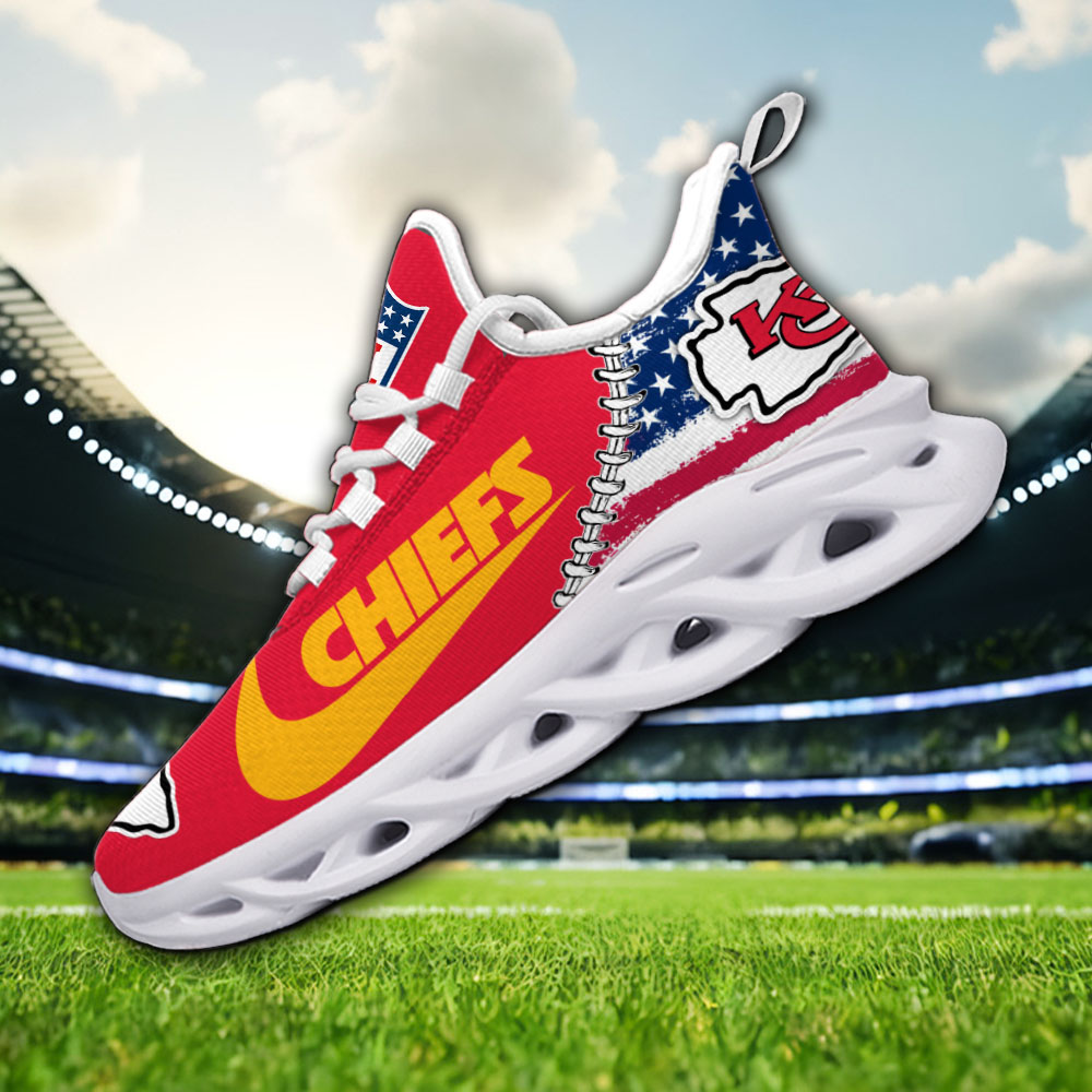 Kansas City Chiefs NFL Max Soul Shoes Sneakers For Men And Women