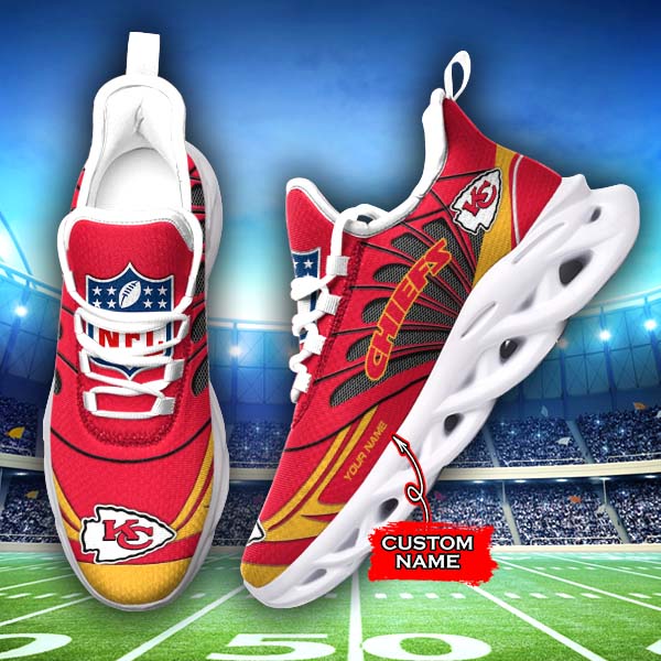 Kansas City Chiefs NFL Max Soul Shoes Sneakers For Men And Women