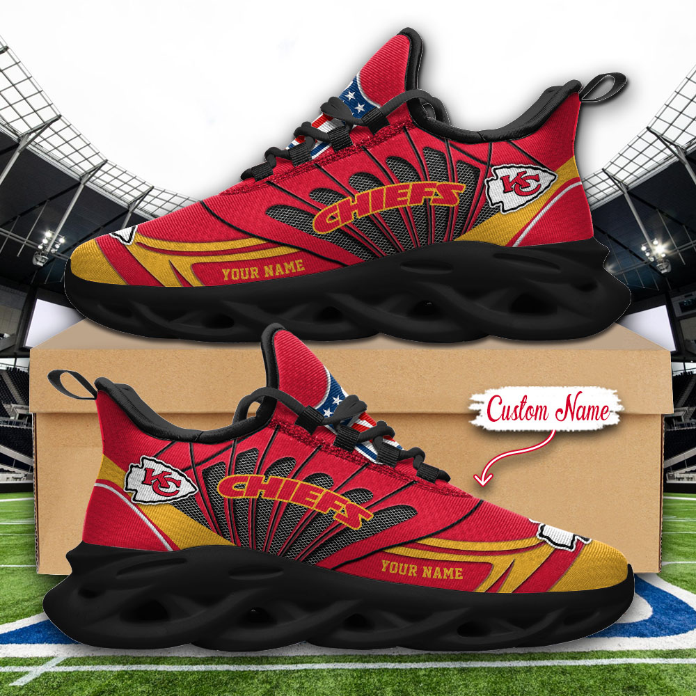 Kansas City Chiefs NFL Max Soul Shoes Sneakers For Men And Women
