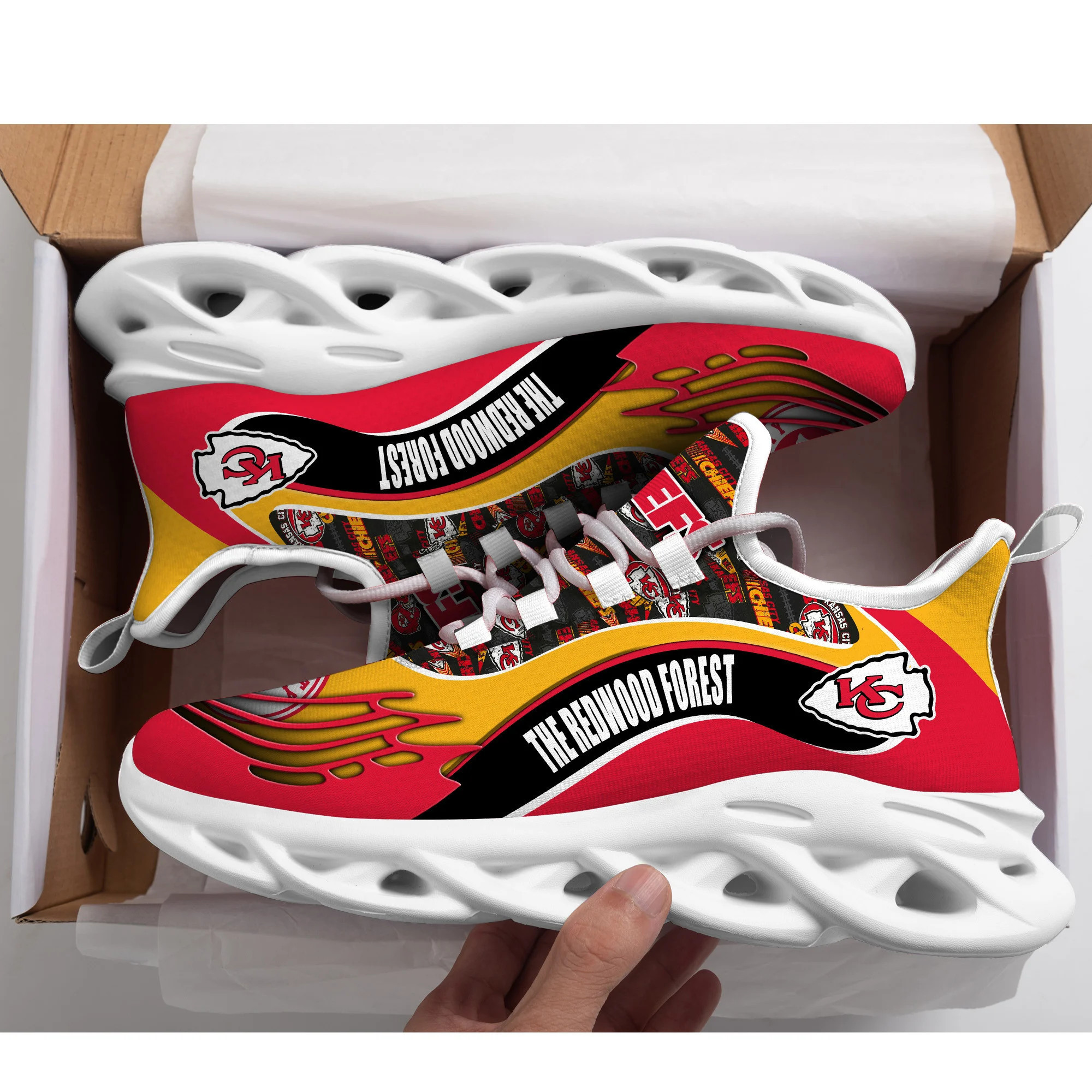 Kansas City Chiefs NFL Max Soul Shoes Sneakers For Men And Women