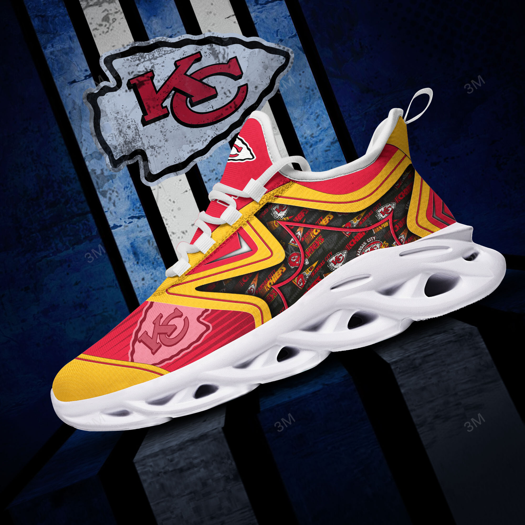Kansas City Chiefs NFL Max Soul Shoes Sneakers For Men And Women