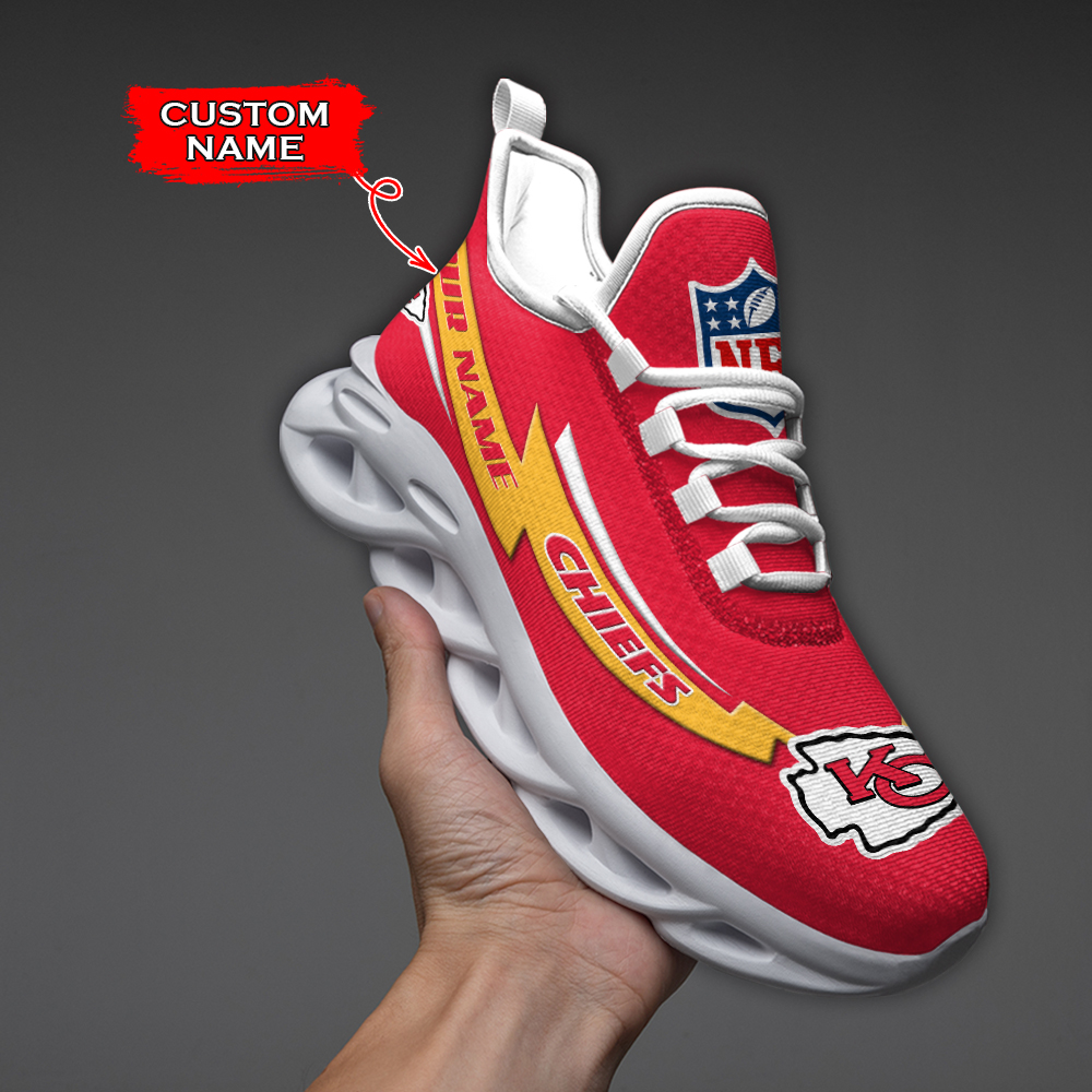 Kansas City Chiefs NFL Max Soul Shoes Sneakers For Men And Women