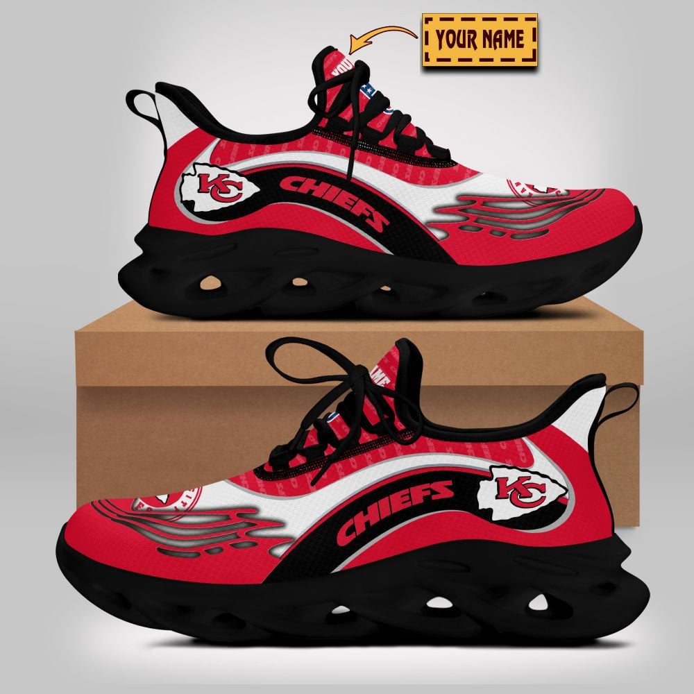 Kansas City Chiefs NFL Max Soul Shoes Sneakers For Men And Women