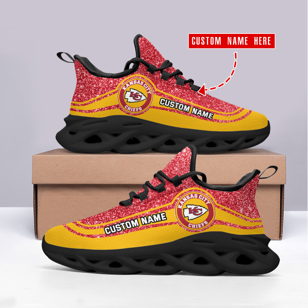 Kansas City Chiefs NFL Max Soul Shoes Sneakers For Men And Women