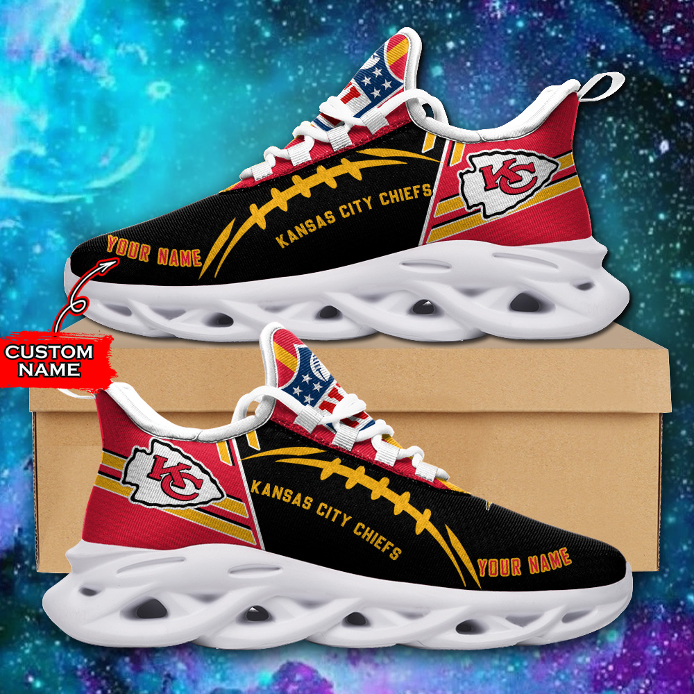 Kansas City Chiefs NFL Max Soul Shoes Sneakers For Men And Women