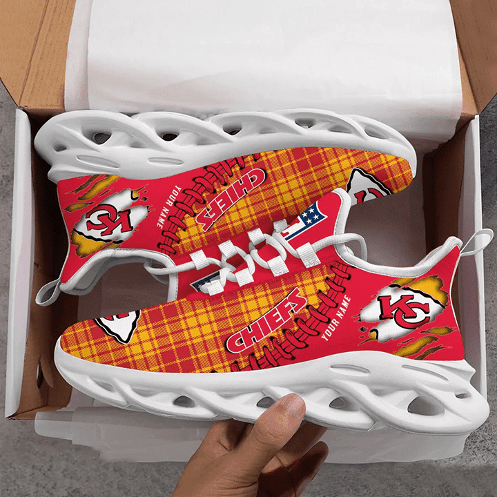 Kansas City Chiefs NFL Max Soul Shoes Sneakers For Men And Women
