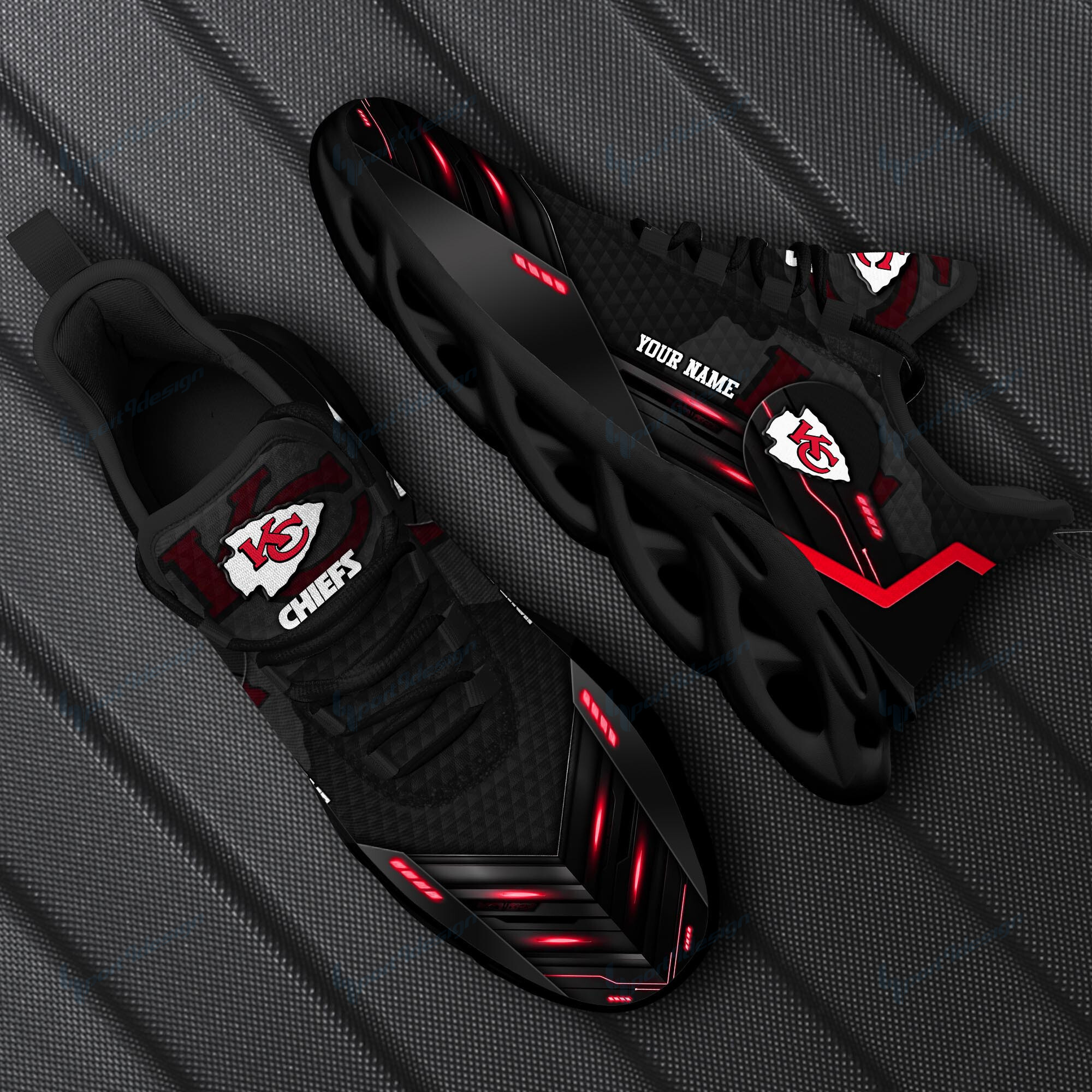 Kansas City Chiefs NFL Max Soul Shoes Sneakers For Men And Women