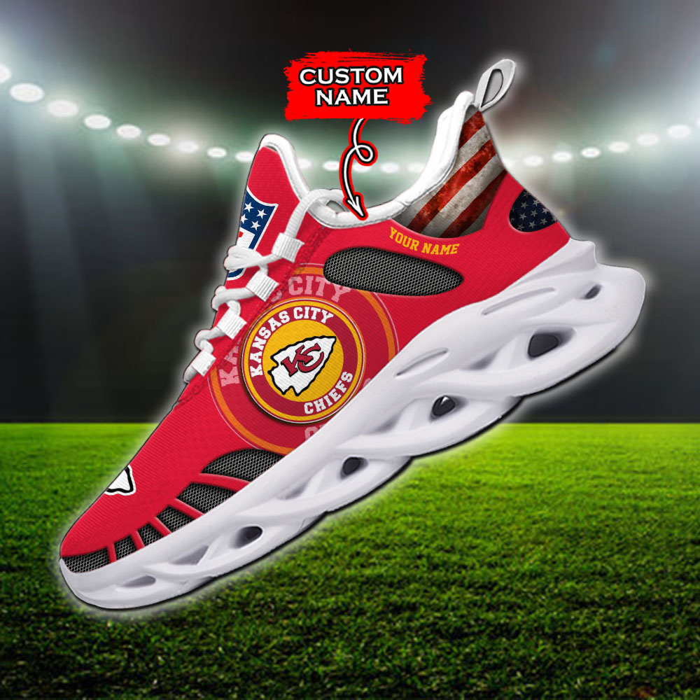 Kansas City Chiefs NFL Max Soul Shoes Sneakers For Men And Women