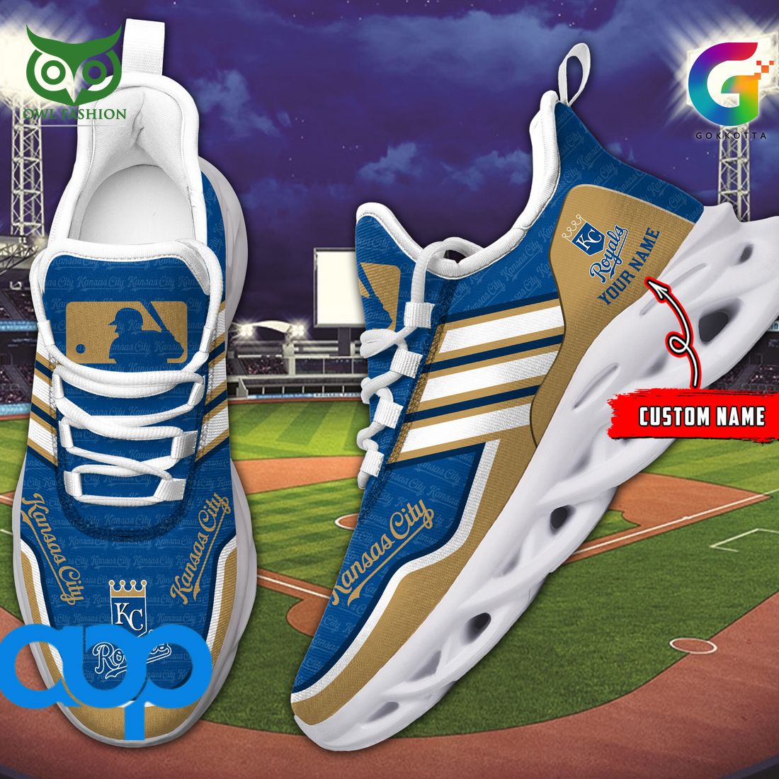 Kansas City Royals Max Soul Shoes Sneakers For Men And Women