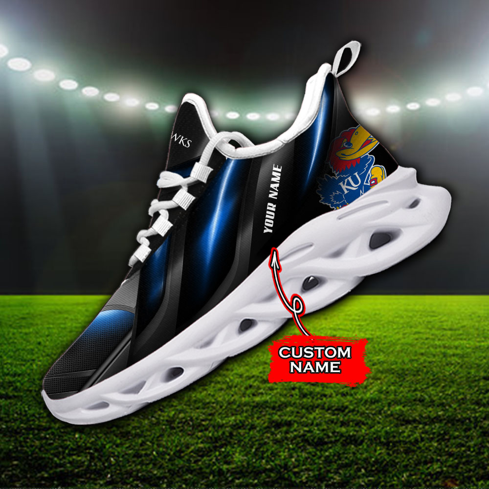 Kansas Jayhawks NCAA Max Soul Shoes Sneakers For Men And Women