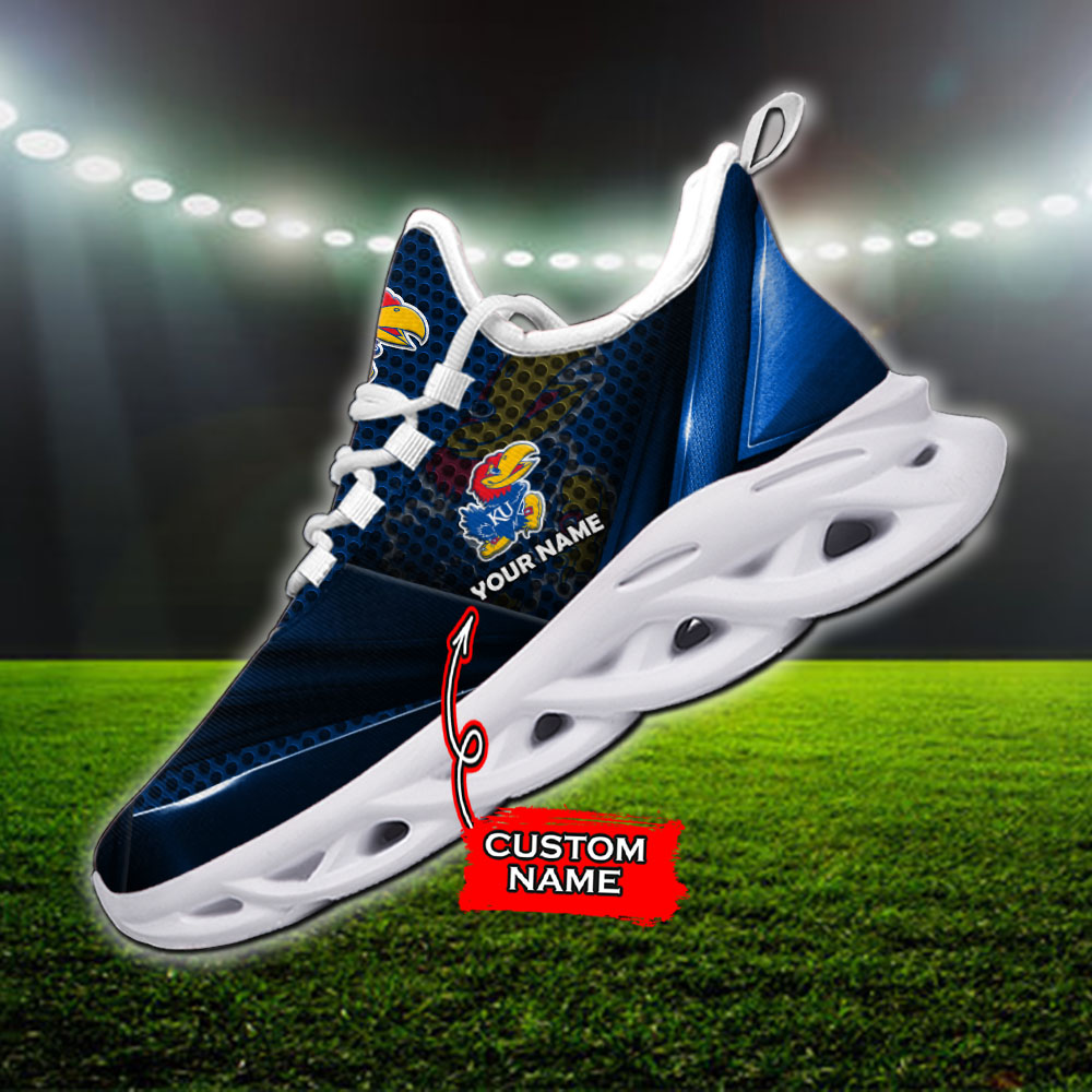 Kansas Jayhawks NCAA Max Soul Shoes Sneakers For Men And Women