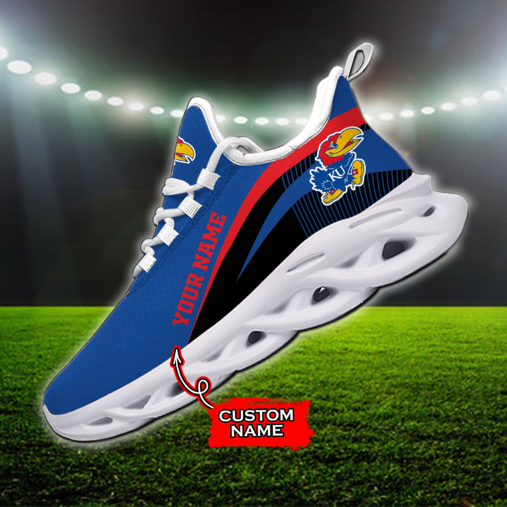 Kansas Jayhawks NCAA Max Soul Shoes Sneakers For Men And Women