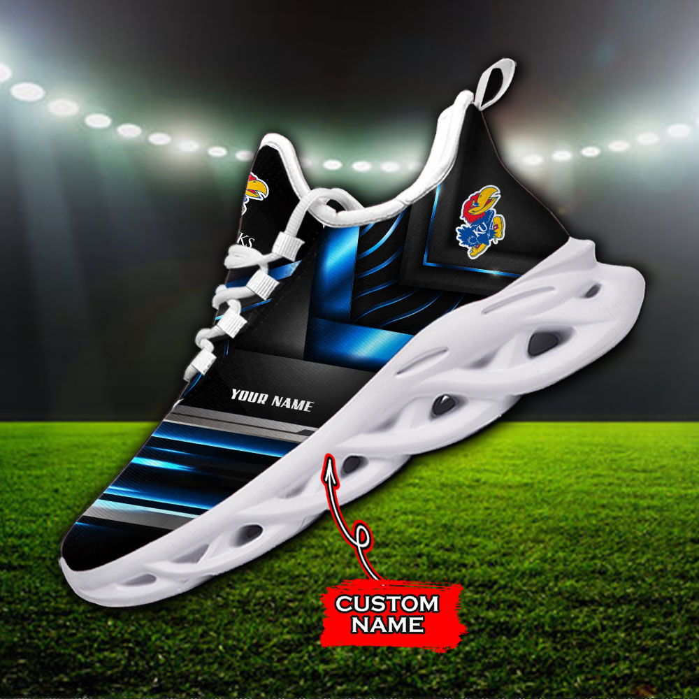 Kansas Jayhawks NCAA Max Soul Shoes Sneakers For Men And Women
