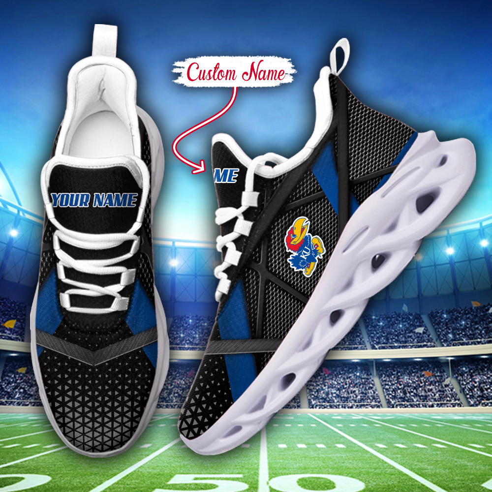 Kansas Jayhawks NCAA Max Soul Shoes Sneakers For Men And Women