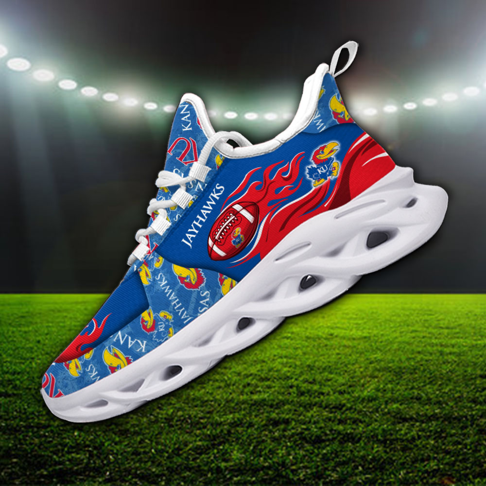 Kansas Jayhawks NCAA Max Soul Shoes Sneakers For Men And Women