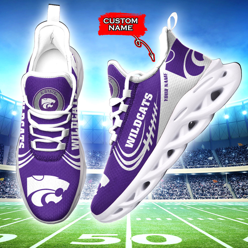 Kansas State Wildcats NCAA Max Soul Shoes Sneakers For Men And Women
