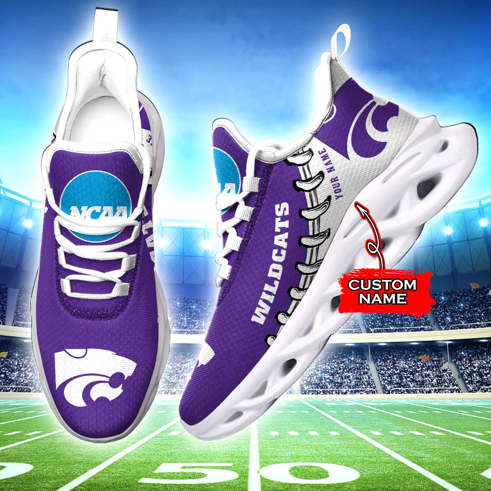 Kansas State Wildcats NCAA Max Soul Shoes Sneakers For Men And Women