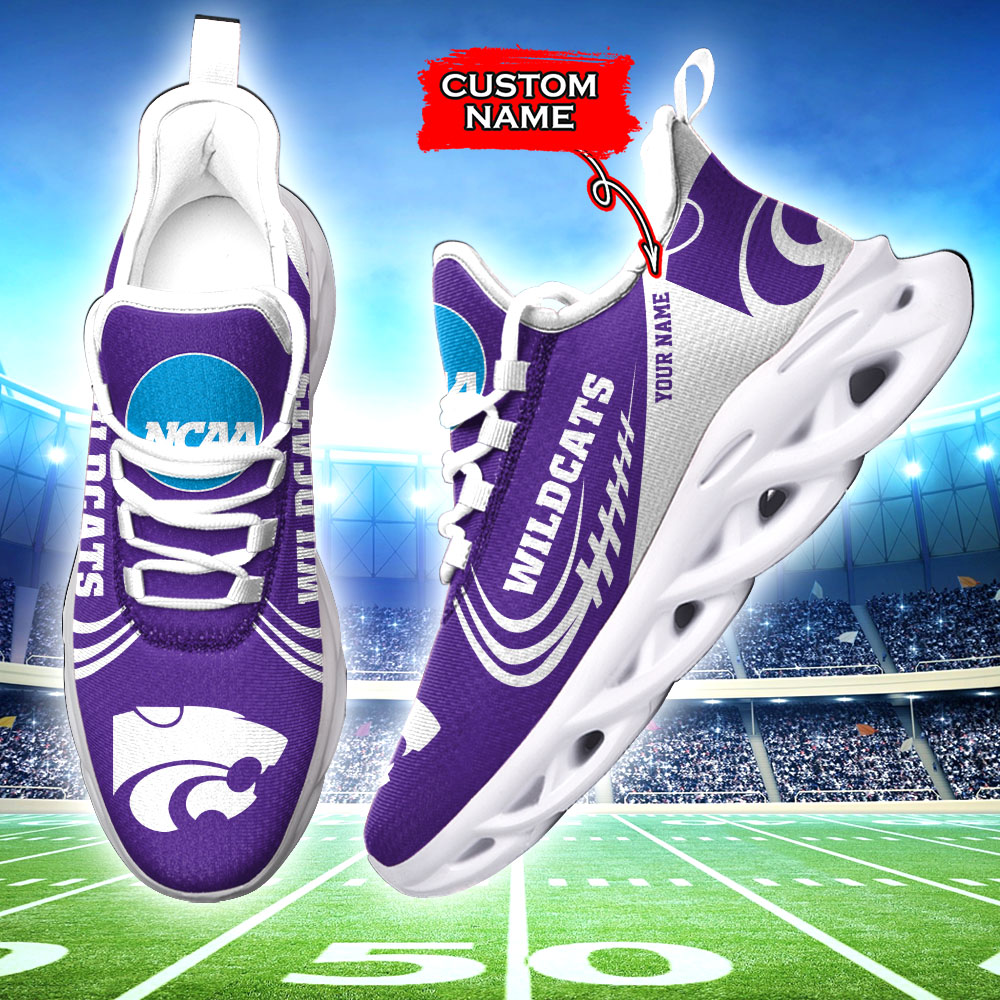 Kansas State Wildcats NCAA Max Soul Shoes Sneakers For Men And Women