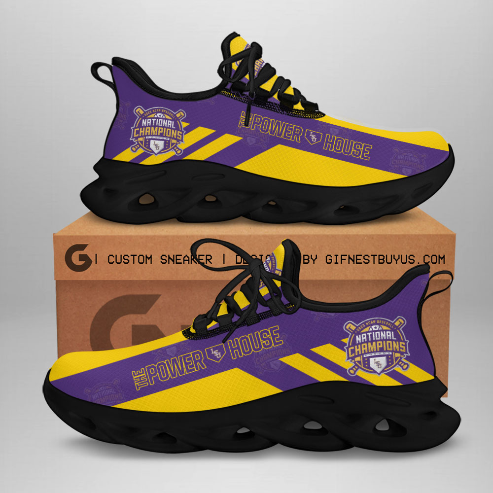 LSU Tigers Max Soul Shoes Sneakers For Men And Women
