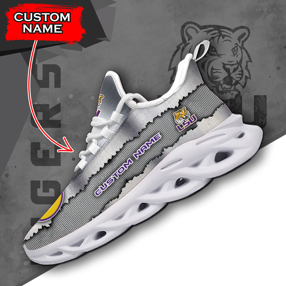 LSU Tigers NCAA Max Soul Shoes Sneakers For Men And Women